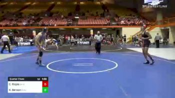 152 lbs Quarterfinal - Cruz Riojas, Darkhorse Wrestling Club vs Riley Benson, Black Hills Academy