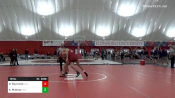197 lbs Consolation - Blake Reynolds, Lock Haven vs Kevin Makosy, Univ Of Maryland