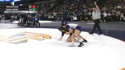 135 lbs Quarterfinal - Shayna Ward, Oakland Tech Senior H S (NC) vs Sarai Cortez, Gilroy (CC)