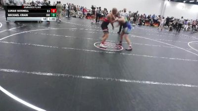160 lbs Round 3 - Lukas Gosnell, N/a vs Michael Crain, Seymour Wrestling Club