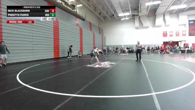 141 lbs Consi Of 8 #1 - Nick Blackburn, Central Michigan - Unatt vs Prestyn Parks, Ohio Univ