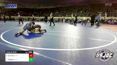 110 lbs Consi Of 16 #2 - Presley Garrels, Newcastle Youth Wrestling vs Laynie Magee, Amped Wrestling Club