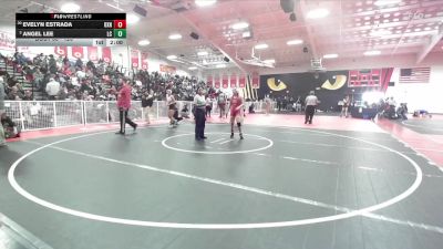 120 lbs Champ. Round 1 - Angel Lee, La Canada vs Evelyn Estrada, Oxnard