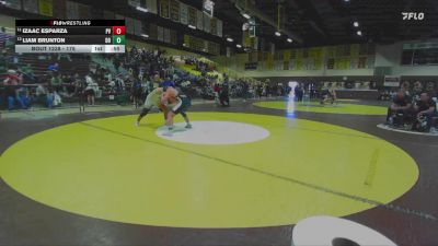 175 lbs 7th Place Match - Izaac Esparza, Paloma Valley vs Liam Brunton, Del Oro