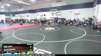 150 lbs Round 3 (4 Team) - Blake Berger, Deer Park vs Cael Orth, Royal