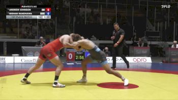 97kg 1st Place Match - Andrew Johnson, Saskatoon Wrestling Club vs Nishan Randhawa, Burnaby Mountain Wrestling Club