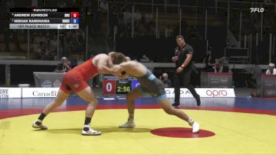 97kg 1st Place Match - Andrew Johnson, Saskatoon Wrestling Club vs Nishan Randhawa, Burnaby Mountain Wrestling Club