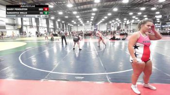 185 lbs Rr Rnd 3 - Maisy Pendleton, Owen Valley Girlz vs Samantha Wells, Evil Empire Blue