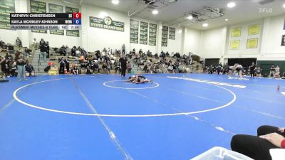 110 lbs Placement Matches (8 Team) - Kayla Mckinley-Johnson, Menlo A vs Kathryn Christensen, Snow