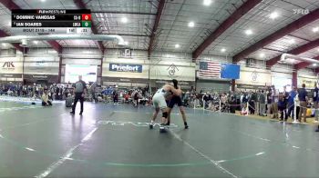 144 lbs Cons. Semi - Dominic Vanegas, Coral Academy - North vs Ian Soares, Lake Mead Christian Academy