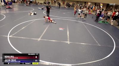 77 lbs Cons. Semi - Noah Hill, Peak Wrestling Club vs Jacob Mead, Pinnacle Wrestling Club