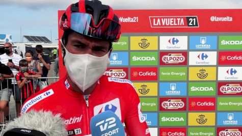 Primoz Roglič: 'We Have To Keep Our Focus' Stage 20 - 2021 Vuelta A España