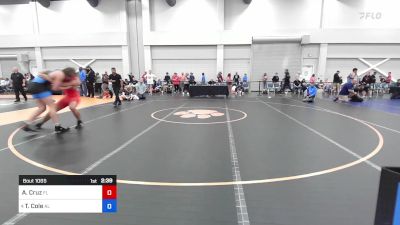 190 lbs Rd Of 16 - Alejandeo Cruz, Fl vs Trip Cole, Al