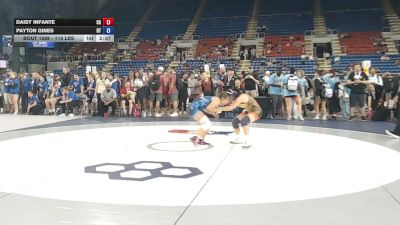 115 lbs Cons. Rd Of 32 - Daisy Infante, California vs Payton Gines, Utah