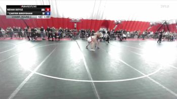 150 lbs Champ. Round 2 - Nevan Doyle, Askren Wrestling Academy vs Carter Birdyshaw, Wrestling Factory