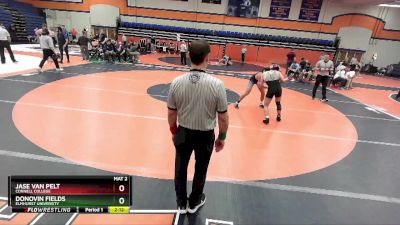 125 lbs Cons. Round 3 - Donovin Fields, Elmhurst University vs Jase Van Pelt, Cornell College