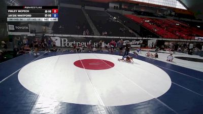 60 lbs Finley McPeck, Alaska 14U Girls vs Jayzie Whitford, Utah 14U Girls