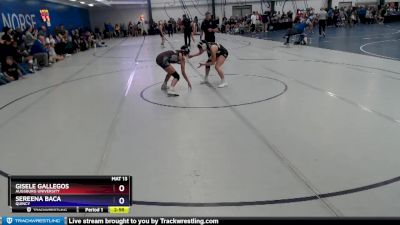 110 lbs Cons. Round 1 - Sereena Baca, Quincy vs Gisele Gallegos, Augsburg University