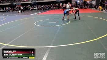 125 lbs Cons. Round 1 - Kael Salisbury-Gum, Palmer High School vs Donovan Gee, West Anchorage