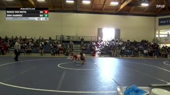 125 lbs Quarterfinal - Makai Van Natta, Unattached vs Erik Ramirez, Menlo College