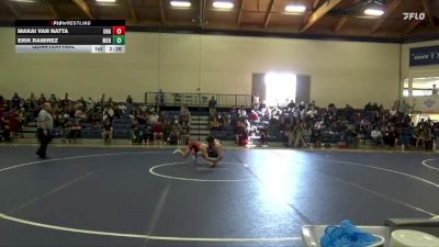 125 lbs Quarterfinal - Makai Van Natta, Unattached vs Erik Ramirez, Menlo College