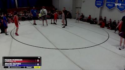 78 lbs Round 2 (4 Team) - Mason Morrison, Illinois Boys vs Brooks Blevins, Kansas Red Boys