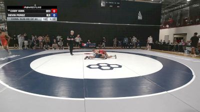 79 kg Cons. Sub-rd Of 64 - Cody Kirk, CLT Regional Training Center vs Devin Perez, New Jersey