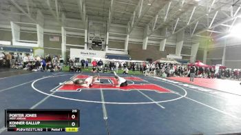 215 lbs Cons. Round 4 - Porter Jones, West Jordan vs Konner Gallup, Davis