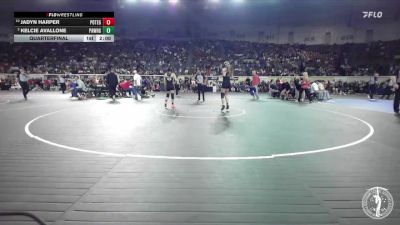 G5A-115 lbs Quarterfinal - Jadyn Harper, Poteau-Girls vs Kelcie Avallone, Pawhuska-Girls