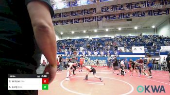 96 lbs Consolation - Brenden (Sj) Wilson, Shelton Wrestling Academy vs Axel Lorg, Shelton Wrestling Academy