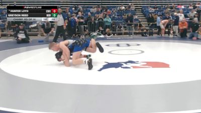 120 lbs Champ. Rd Of 16 - Greyson Reed, Midwest Xtreme Wrestling vs Hunter Loyd, Eierman Elite Wrestling Club