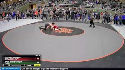 78 lbs Cons. Round 1 - Calvin Averett, Red Devil Mat Club vs Jack Nordstrom, Tombey