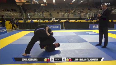 John Clevelano Tillinghast Jr vs Doniel Jacob Flores 2025 Pan Jiu Jitsu IBJJF Championship