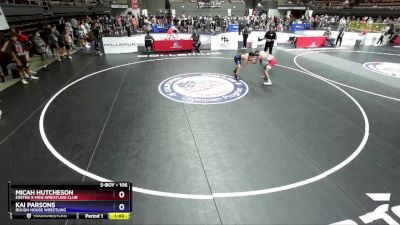 106 lbs Champ. Round 1 - Micah Hutcheson, Exeter X-Men Wrestling Club vs Kai Parsons, Rough House Wrestling