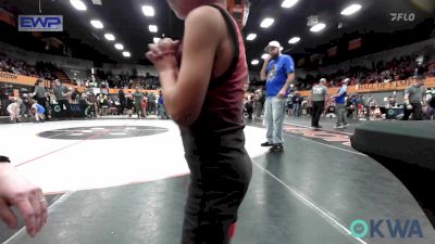 40 lbs Consi Of 8 #2 - Sebastian Ramos, Weatherford Youth Wrestling vs Braxton Shackelford, Lions Wrestling Academy