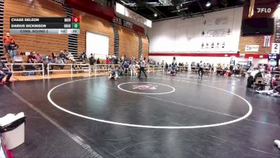 132 lbs Cons. Round 3 - Darius Dickinson, Douglas vs Chase DeLeon, Mountain View