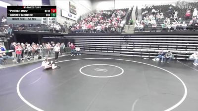 4A 120 lbs Cons. Round 2 - Hunter Mcbride, Ridgeline vs Porter Judd, Mt View