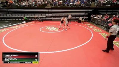 165 lbs Quarterfinal - Quayde Beck, Payson vs Jared Roundy, Desert Hills