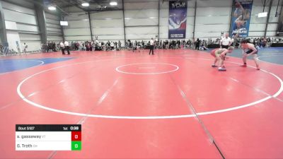 160 lbs Consi Of 32 #1 - Shawn Gassaway, VT vs Graiden Troth, OH