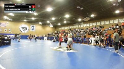 285 lbs Quarterfinal - Sky Vang, McLane vs Ethan Mendoza, Independence