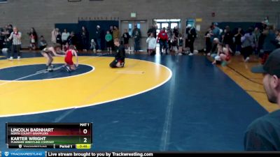 58-63 lbs Round 3 - Karter Wright, Punisher Wrestling Company vs Lincoln Barnhart, North County Grapplers