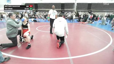 89 lbs Final - Matthew Bagocius, Gentile Trained - MSE vs Tag Craig, Nebraska Elite - MSE