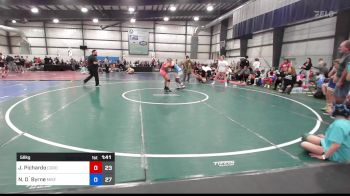 58 kg Quarterfinal - Jada Pichardo, Cordoba Trained Jersey Strong vs Neve O`Byrne, Misfits Girls Ruby