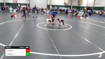 54-55 lbs Round 2 - Taylin Tobias, Broken Bow Wrestling Club vs Charlotte Mader, Northwest Jr. Vikings