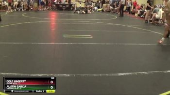 125 lbs Round 2 (6 Team) - Cole Hagerty, Flickr Boyz vs Austin Garcia, Arsenal Blue