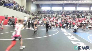 55 lbs Semifinal - Nevalee Petty, Skiatook Youth Wrestling vs Aidyn Wolfe, Heat