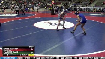 5A 100 lbs Semifinal - Emele Siegfried, Sylvan Hills vs Mackenzi Clark, Mountain Home