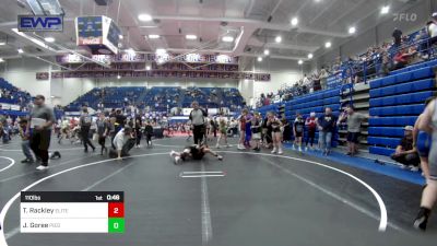 110 lbs 3rd Place - Tripp Rackley, Tuttle Elite Wrestling Club vs John Goree, Piedmont