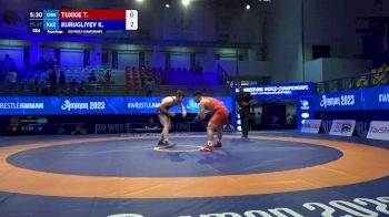 97 kg Repechage #2 - Tuxige Tuxige, China vs Kamil Kurugliyev, Kazakhstan