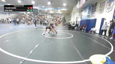 120 lbs Cons. Round 6 - Slade Hanes, La Quinta vs Alex Ruiz, Corona